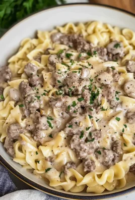 Ground Beef Stroganoff