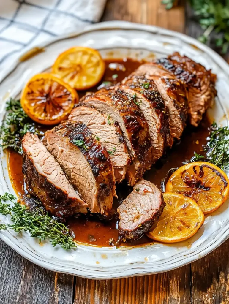 Asado de solomillo de res tierno y jugoso