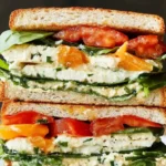 Loaded Cucumber & Avocado Sandwich