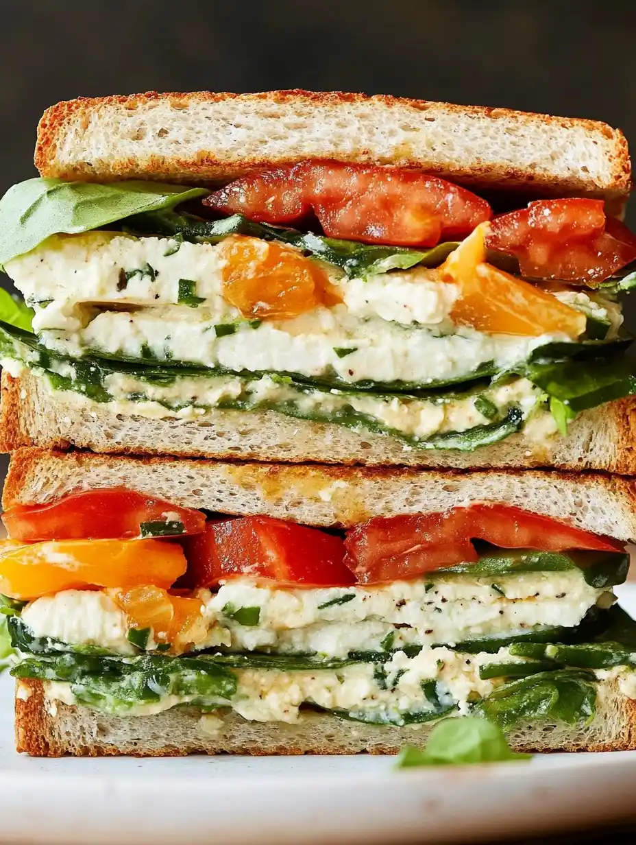 Loaded Cucumber & Avocado Sandwich