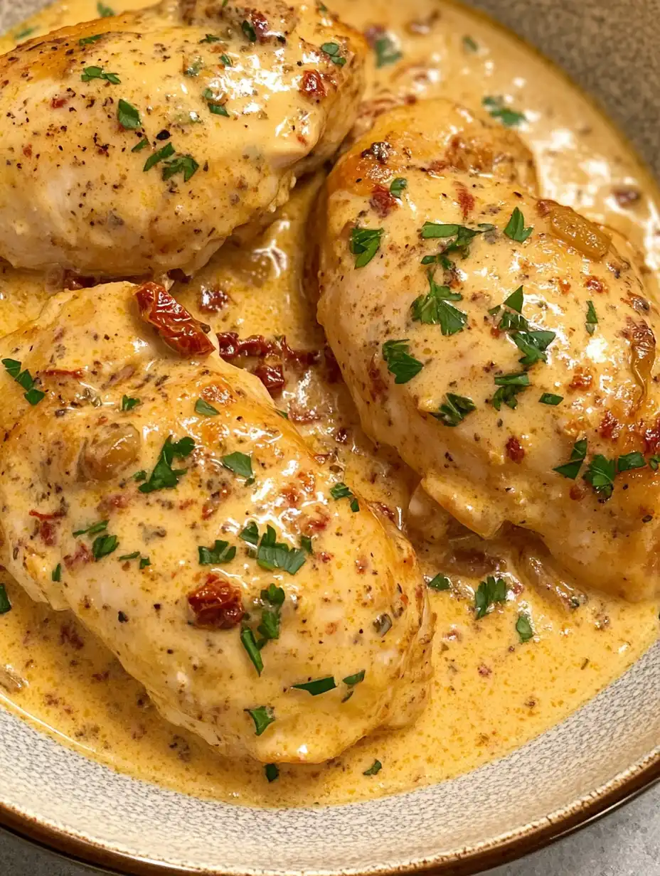 Marry Me Chicken A Creamy Delight with Sun-Dried Tomato Sauce