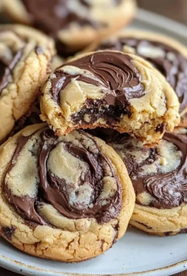 Peanut Butter Brownie Swirl Cookies