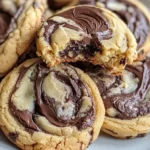 Peanut Butter Brownie Swirl Cookies