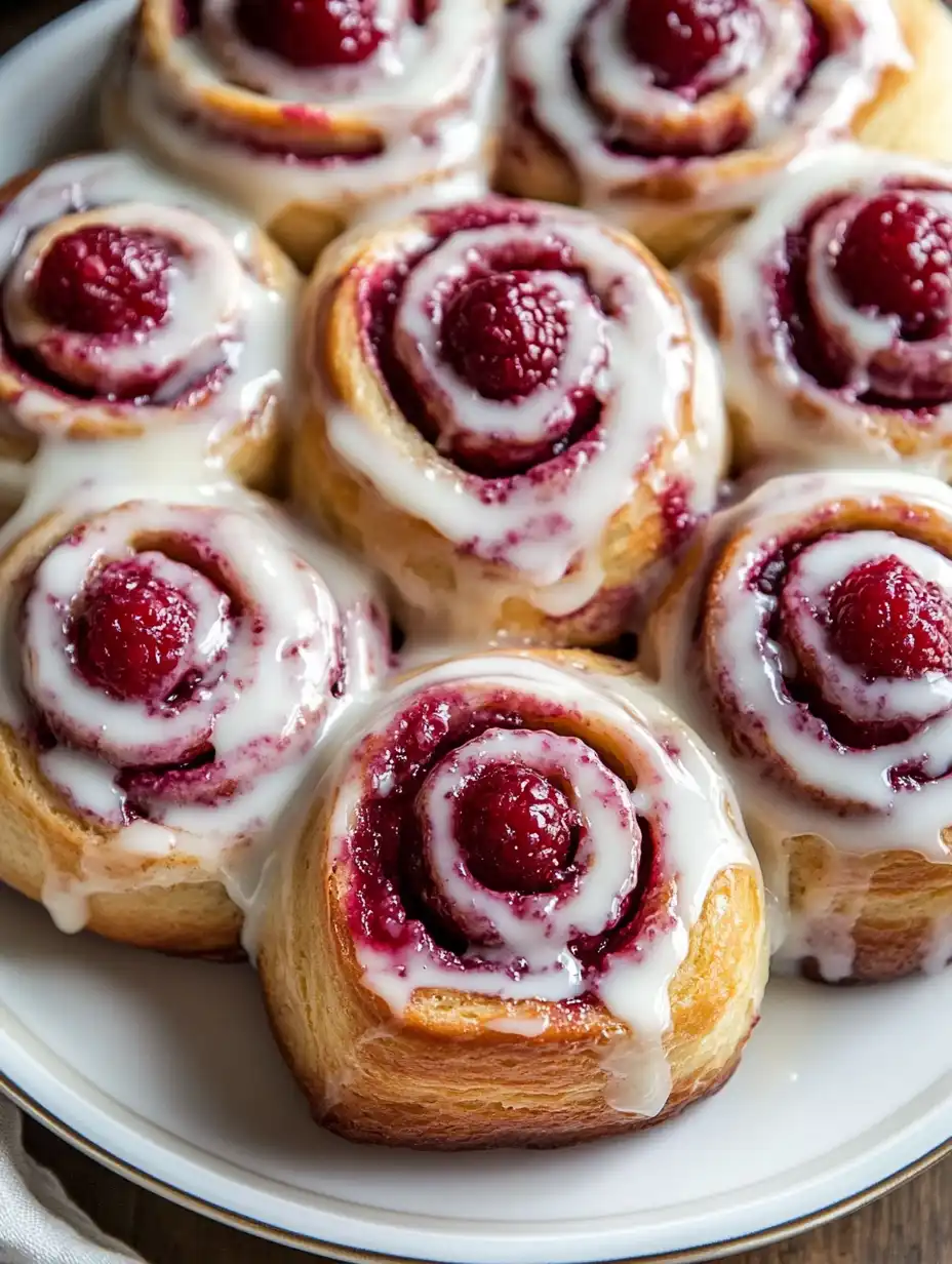 Raspberry Cinnamon Rolls