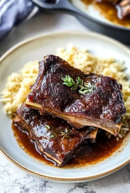 Red Wine Braised Short Ribs in Dutch Oven