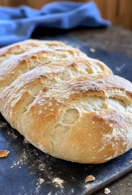 Rustic Italian Crusty Bread Recipe