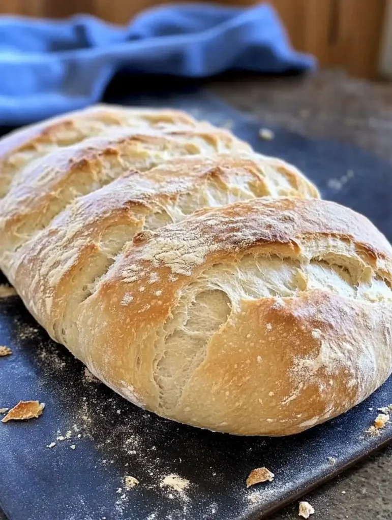 Receta de pan rústico italiano crujiente
