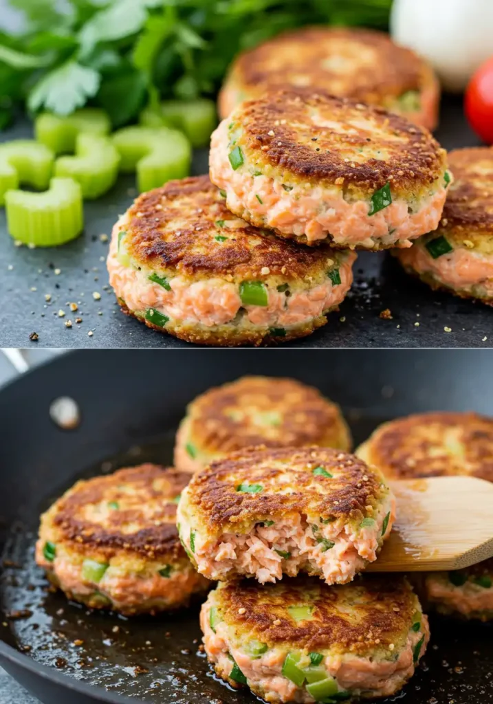 Recetas de hamburguesas de salmón a la antigua usanza de la abuela