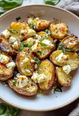 Baked Feta Potatoes