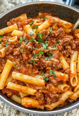 Beef Pasta in Tomato Sauce -Beef Ragu Pasta