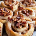 Bourbon Maple Bacon Cinnamon Rolls