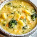 Broccoli Potato Cheese Soup Recipe