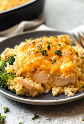 Cheesy Broccoli Chicken and Rice Casserole