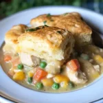 Chicken Pot Pie with Biscuits