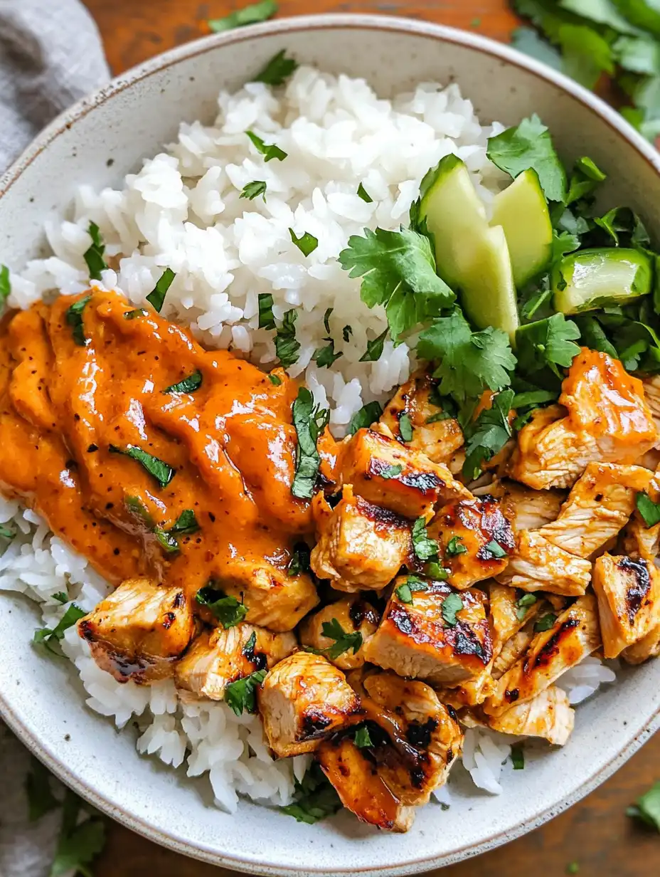 Coconut Chicken Rice Bowl