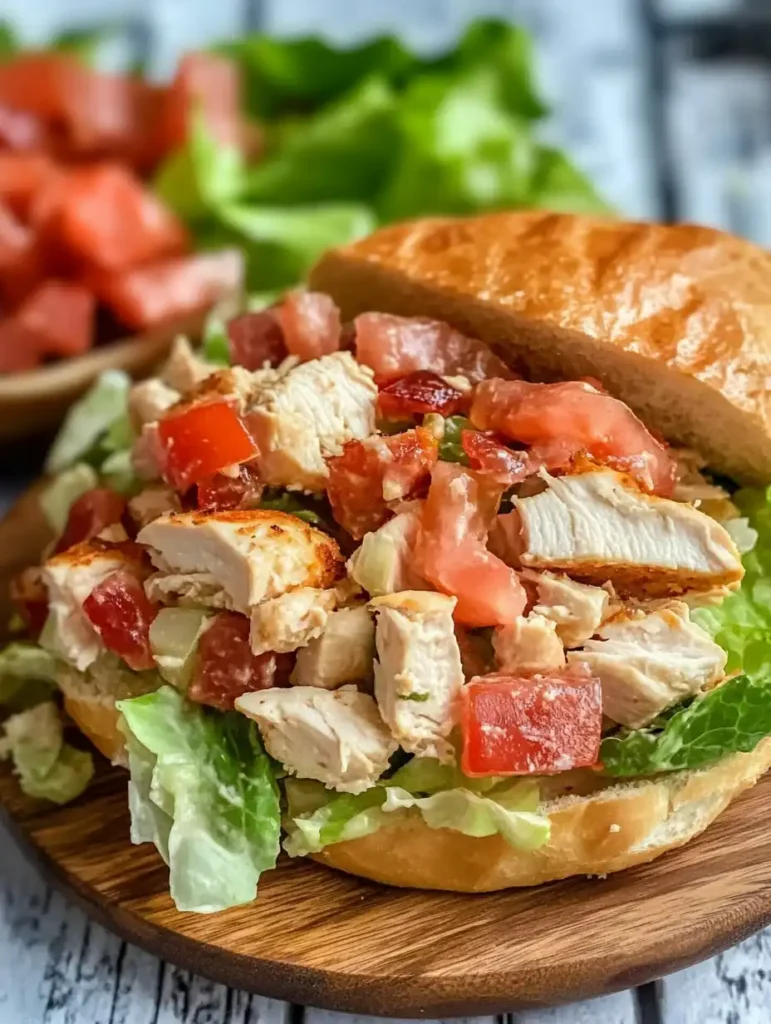 Deliciosa ensalada de pollo BLT ¡Una delicia baja en carbohidratos!