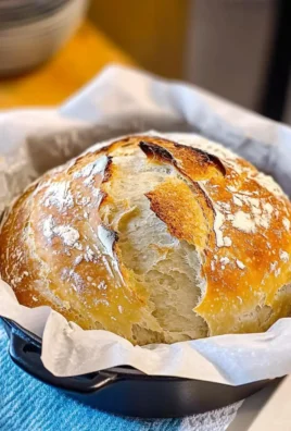 Dutch Oven No Knead Crusty Bread