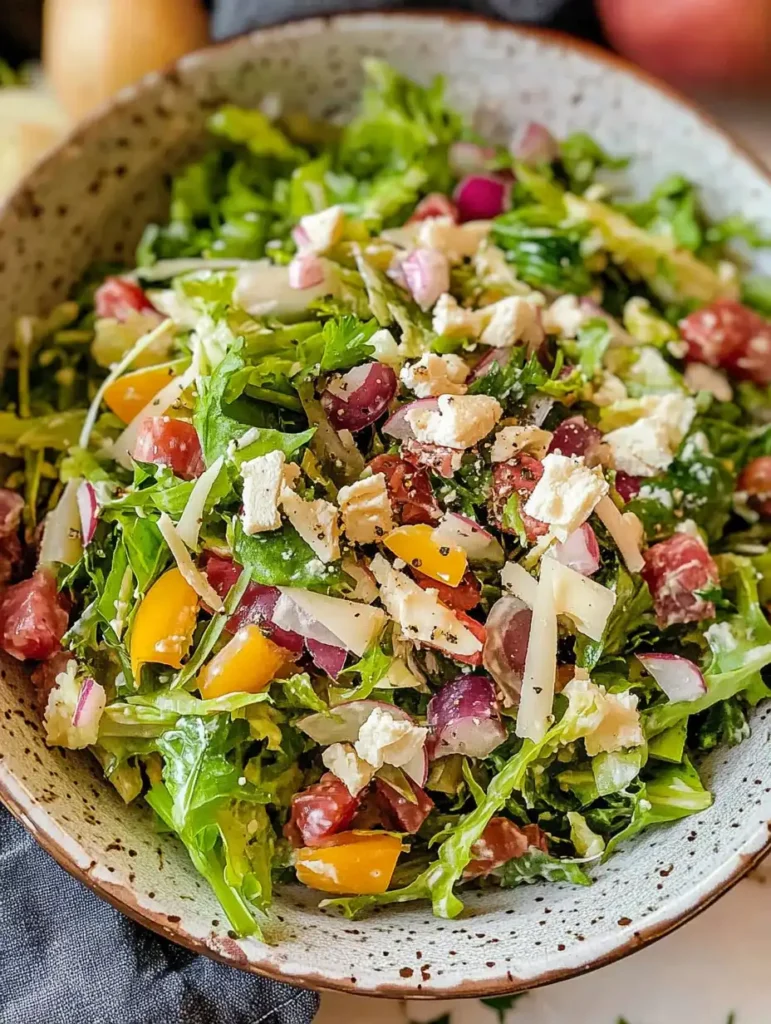 Receta de la famosa ensalada picada de La Scala