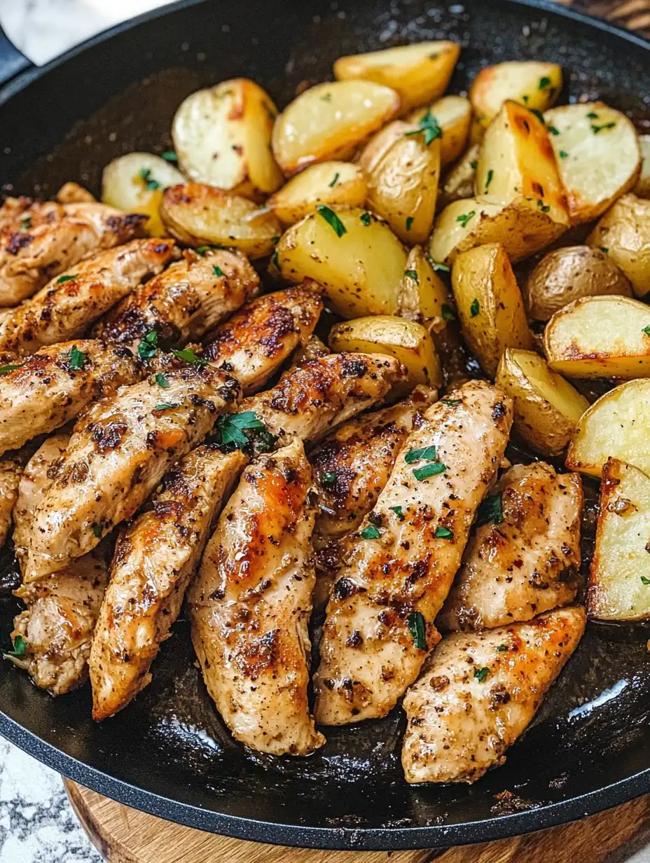 Garlic Butter Chicken and Potatoes