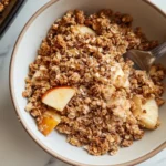 Healthy Breakfast Apple Crumble