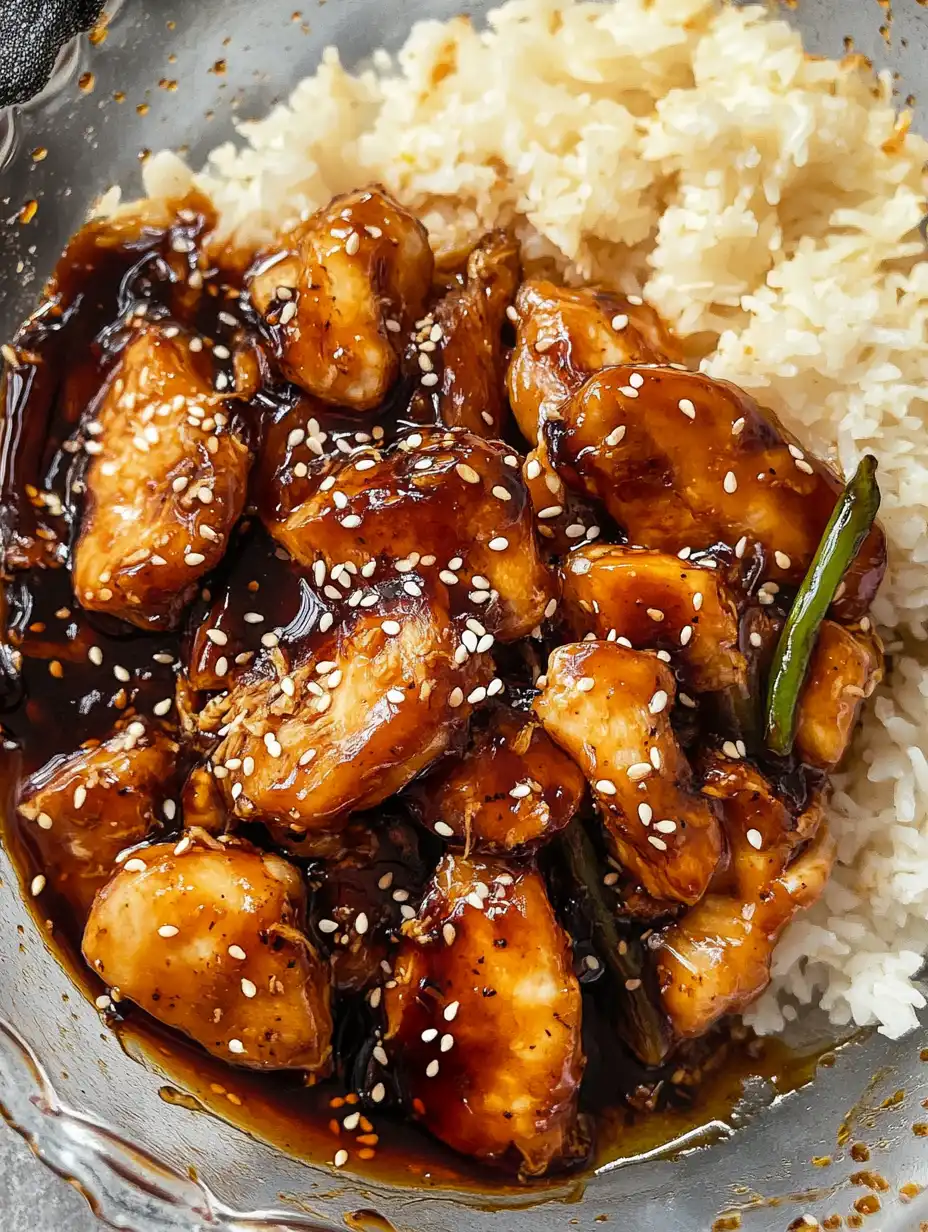Healthy Sesame Chicken
