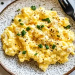 High Protein Scrambled Eggs with Cottage Cheese