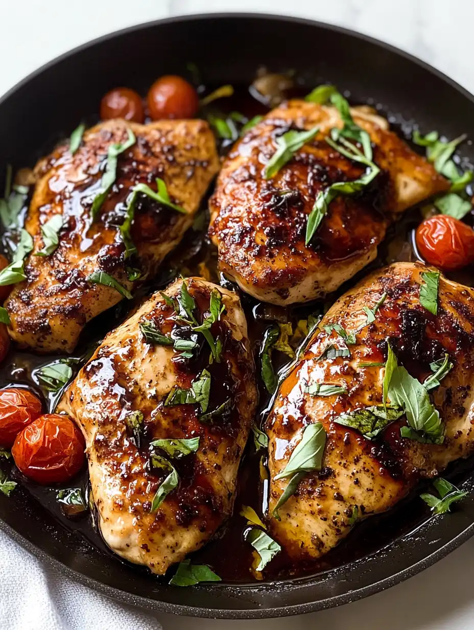 One Pan Balsamic Chicken