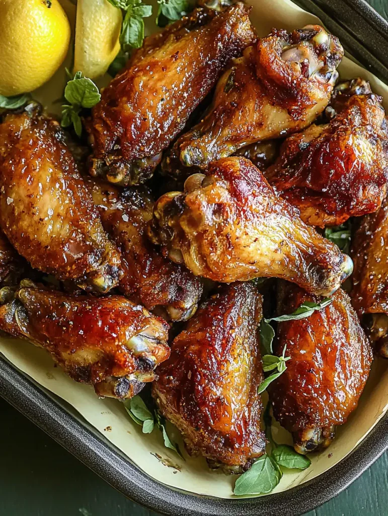 Alitas de pollo al horno