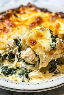 Chicken and Spinach Casserole with Cream Cheese
