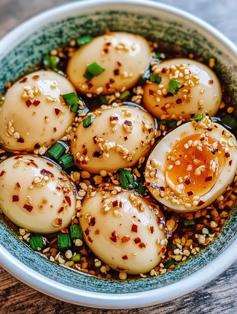 Korean Marinated Eggs 