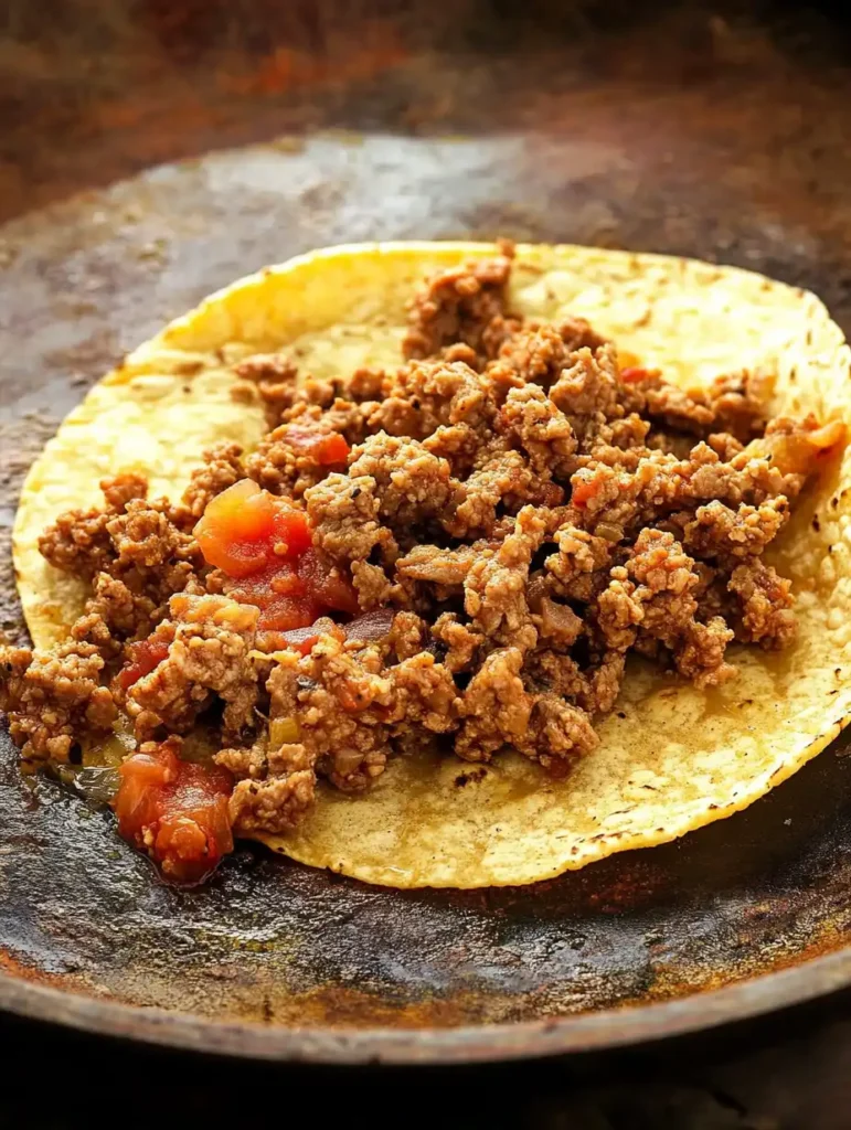 Receta de carne para tacos