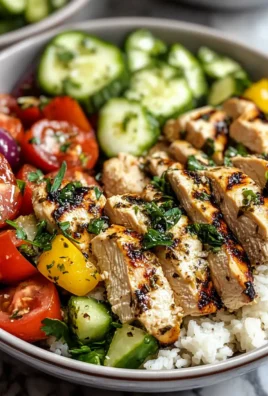 Healthy Greek Chicken Bowls