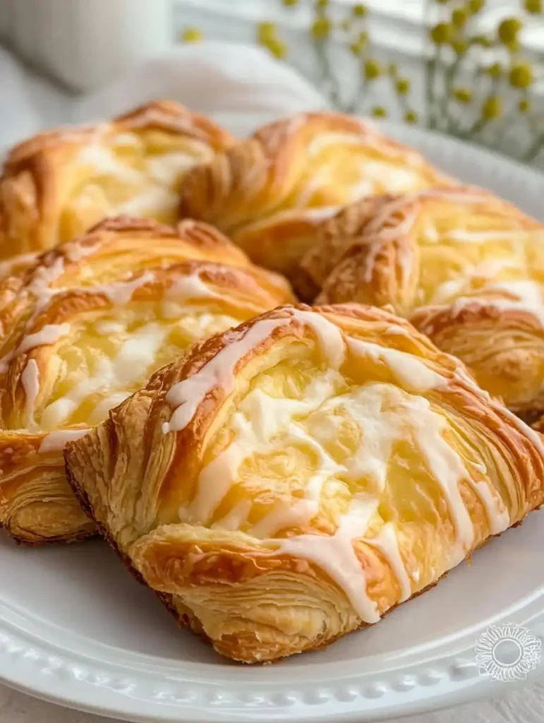 Cómo hacer pasteles daneses de queso hojaldrados y mantecosos en casa