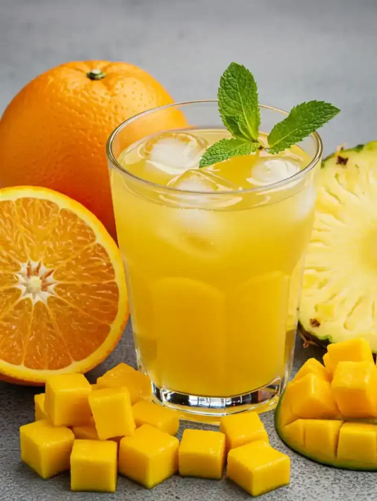 Refresco de cítricos tropicales