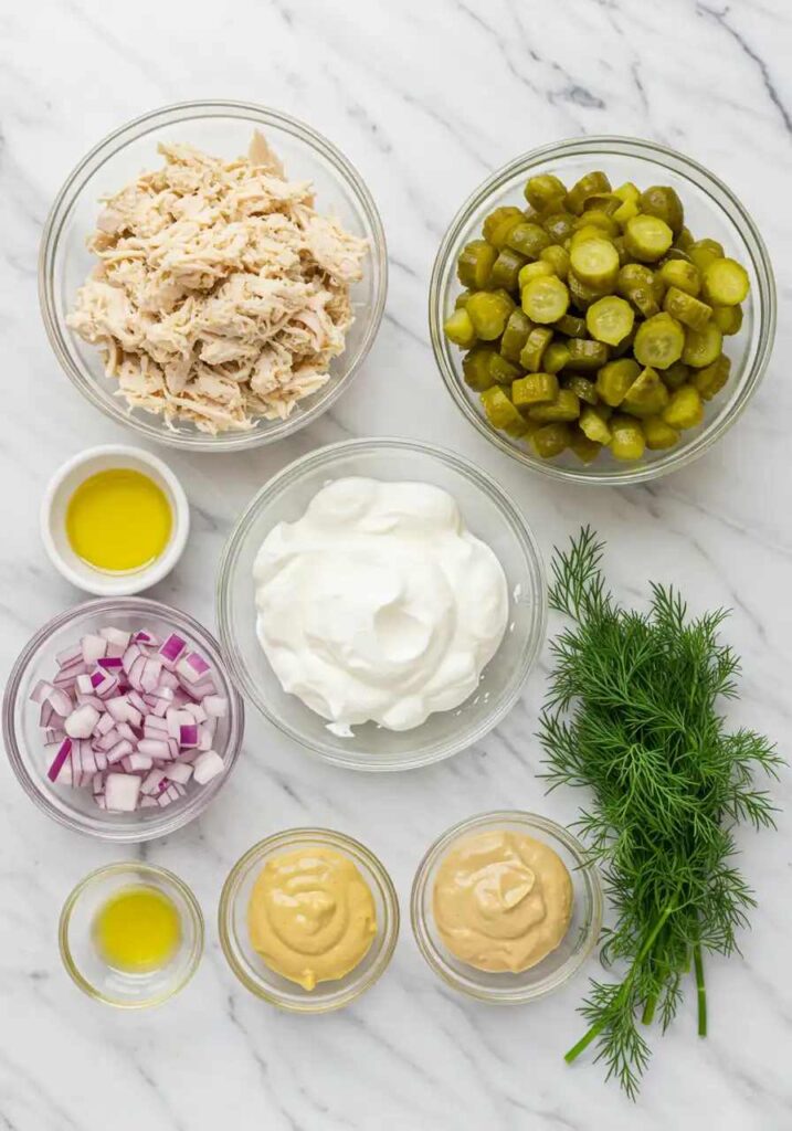Dill pickle chicken salad ingredients
